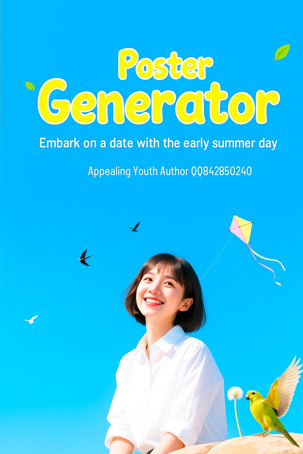 Qwen Image poster details page generator