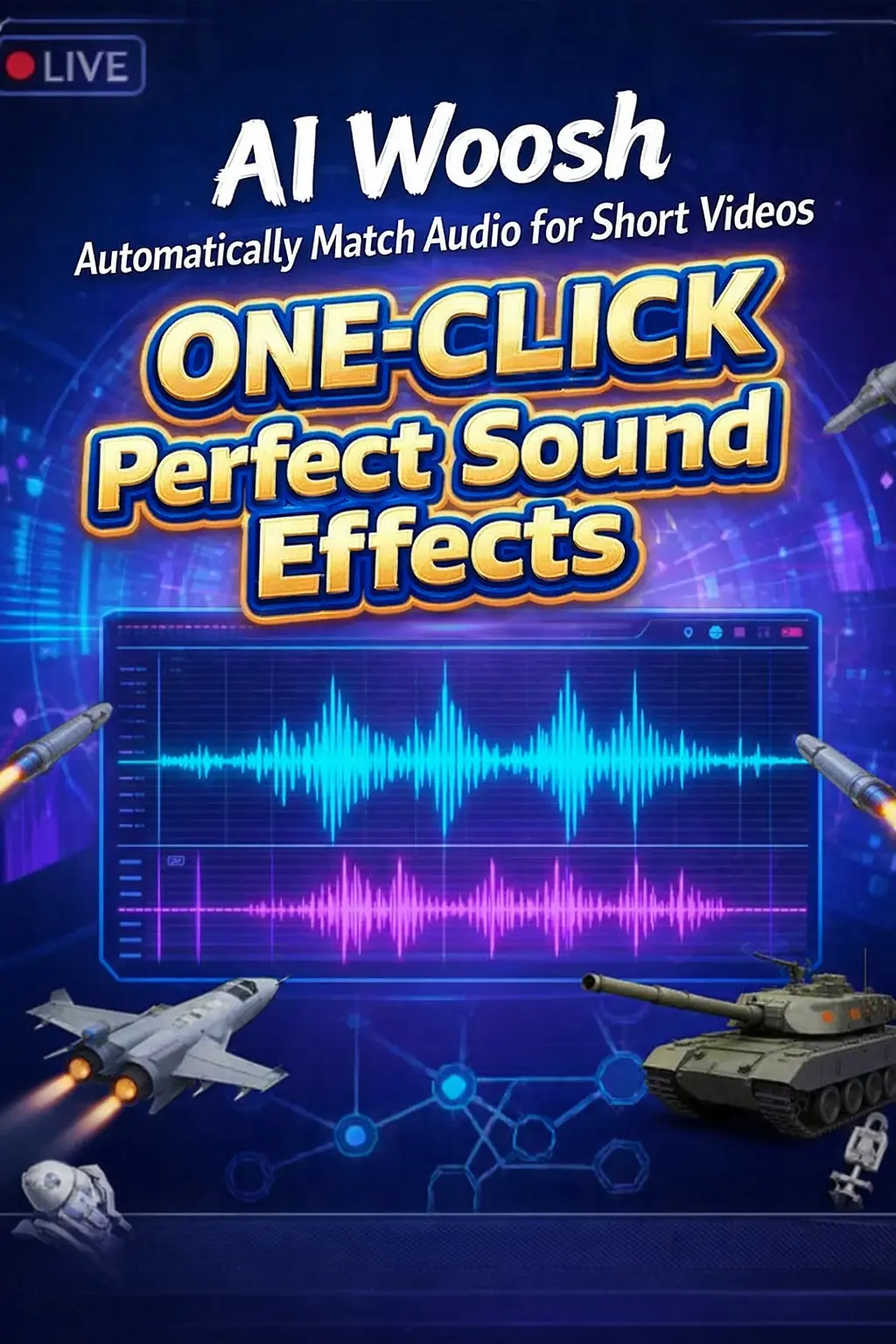Sony AI Woosh enables automatic sound effects for short videos