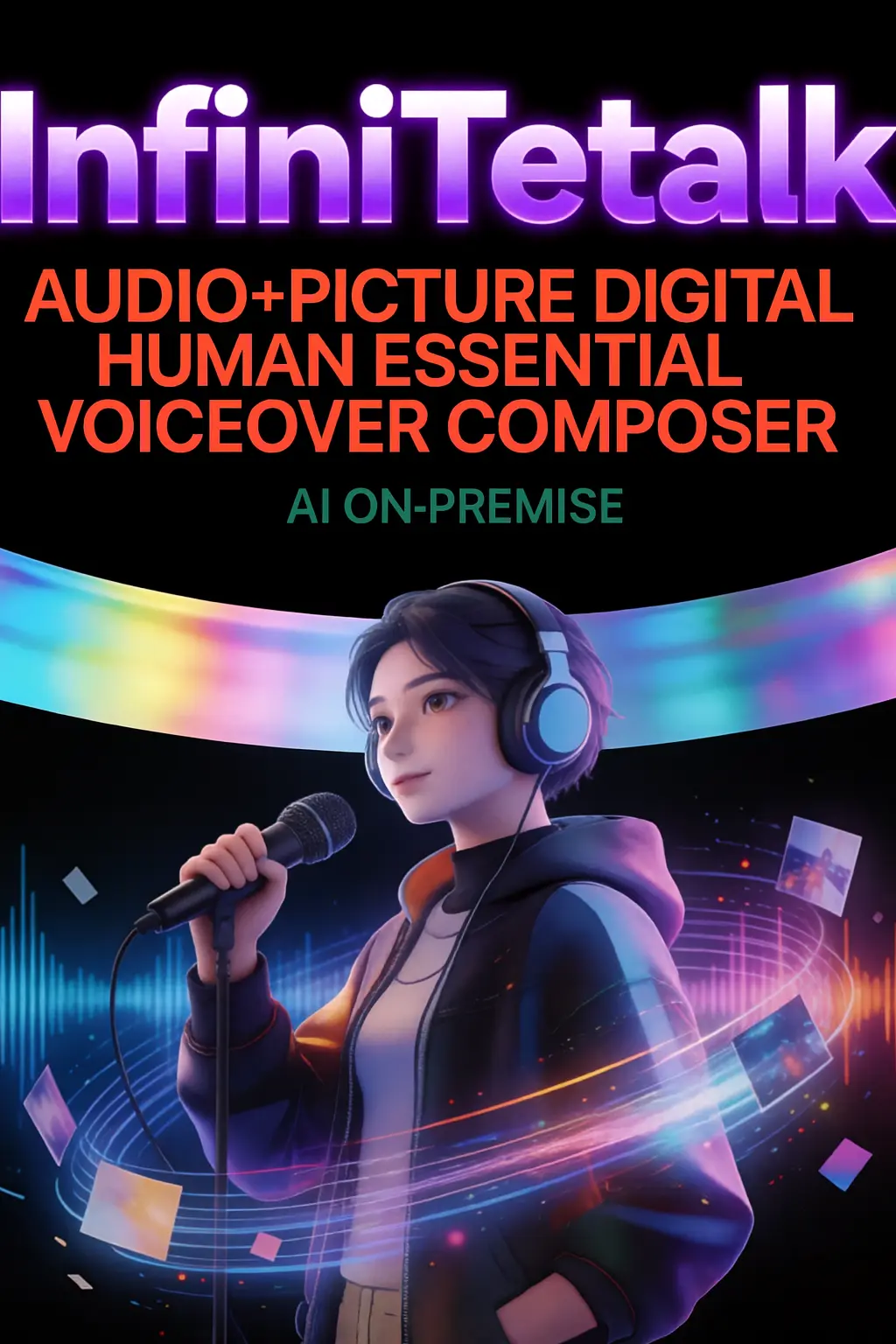 InfiniTetalk Audio Image Digital Human Essential Tool for Voiceover