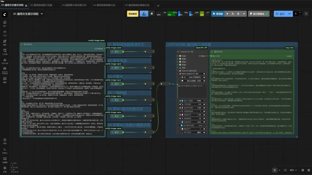 251221001-01.通用文生提示词组 - RunningHub ComfyUI Workflow