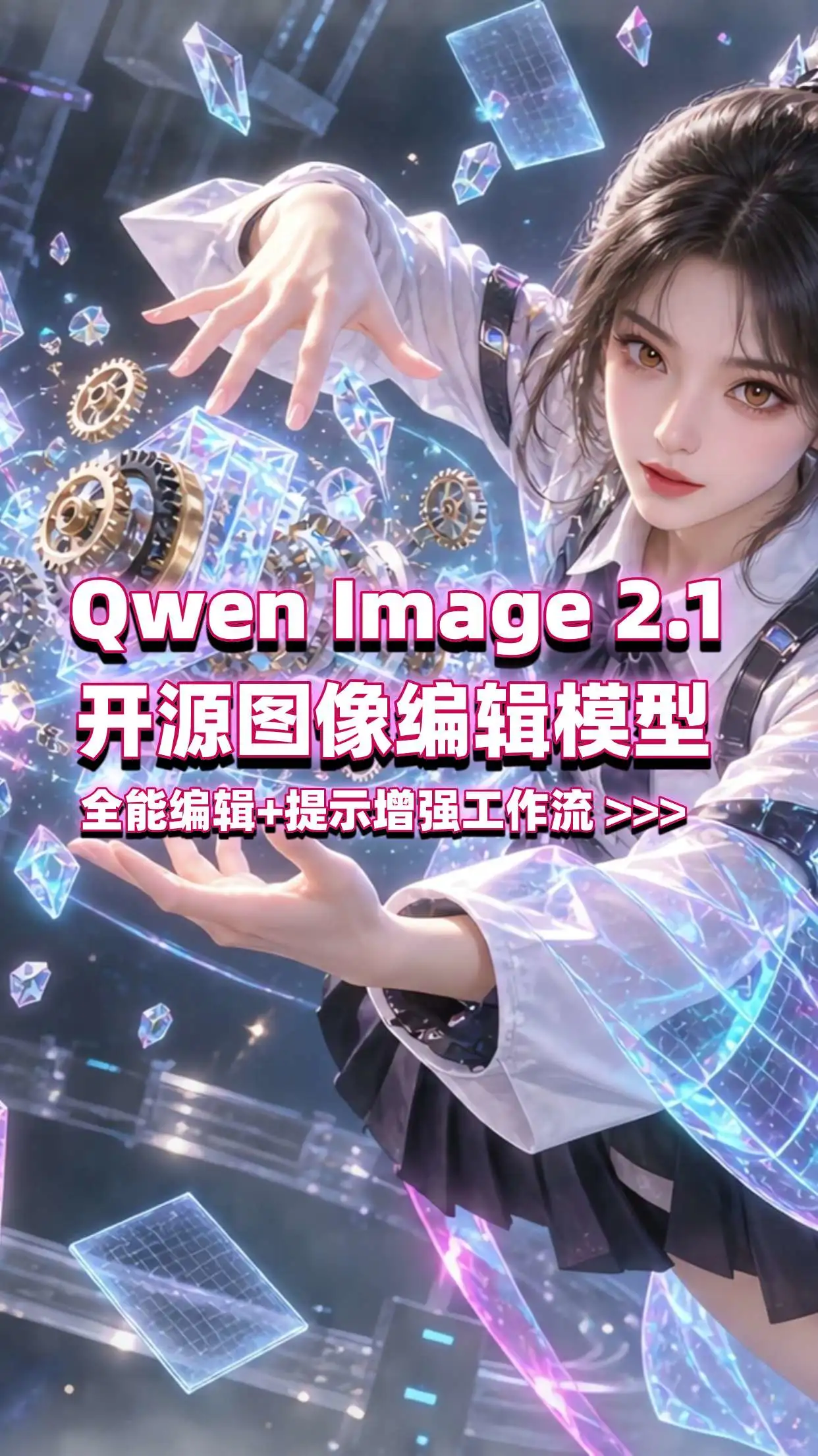 Qwen_Image_2.1全能图像(二合一)+ 提示增强工作流