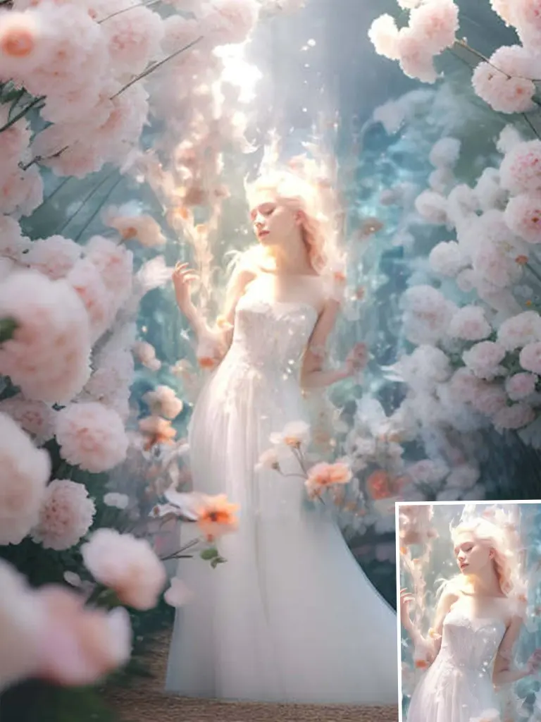 AI image upscaling