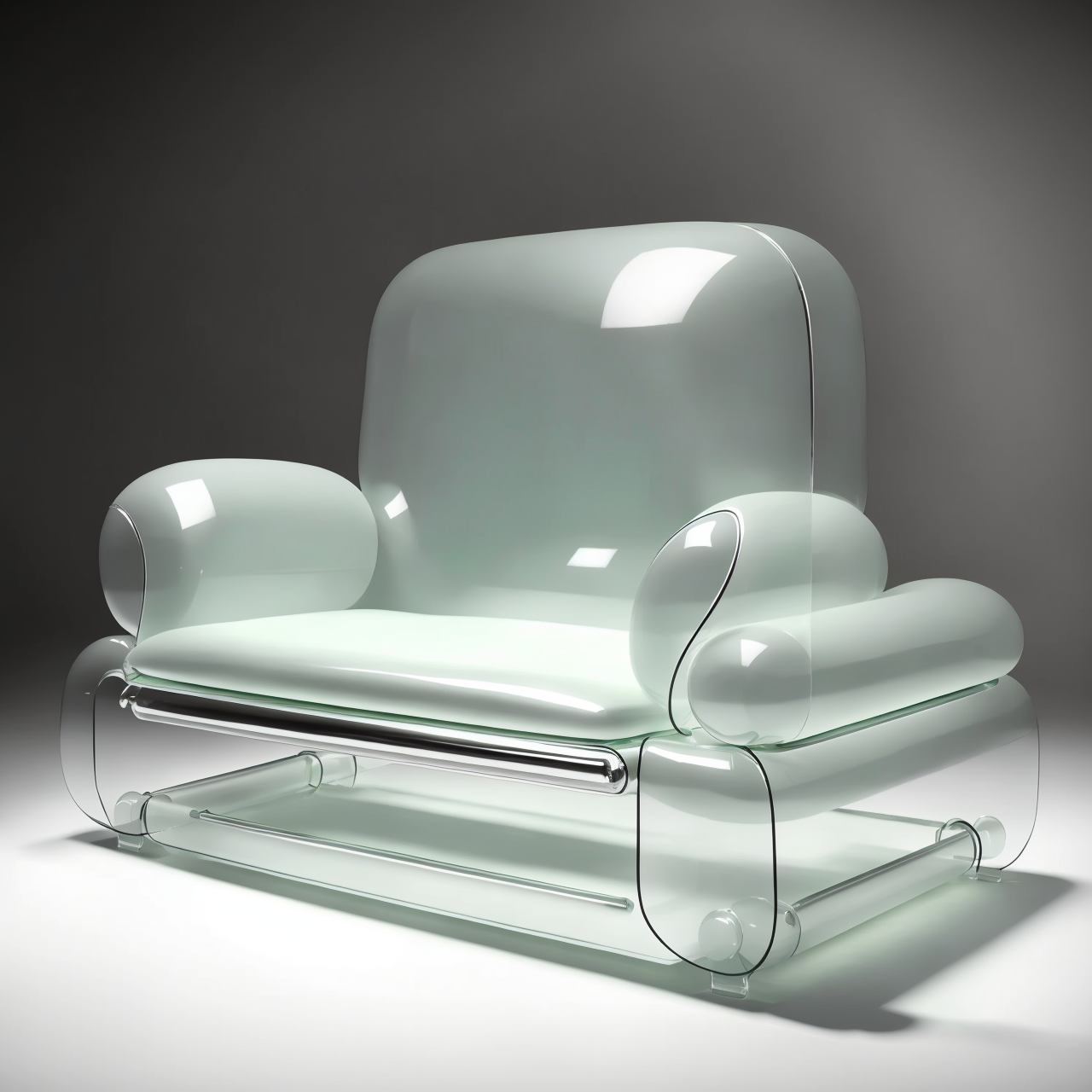 Semi-Transparent Inflated Sofa