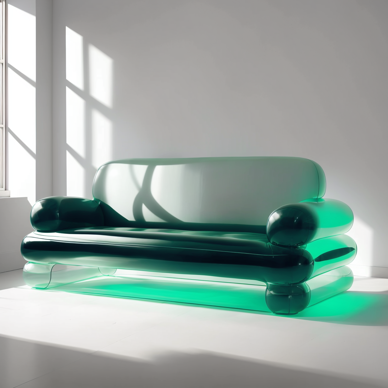 Semi-Transparent Inflated Sofa