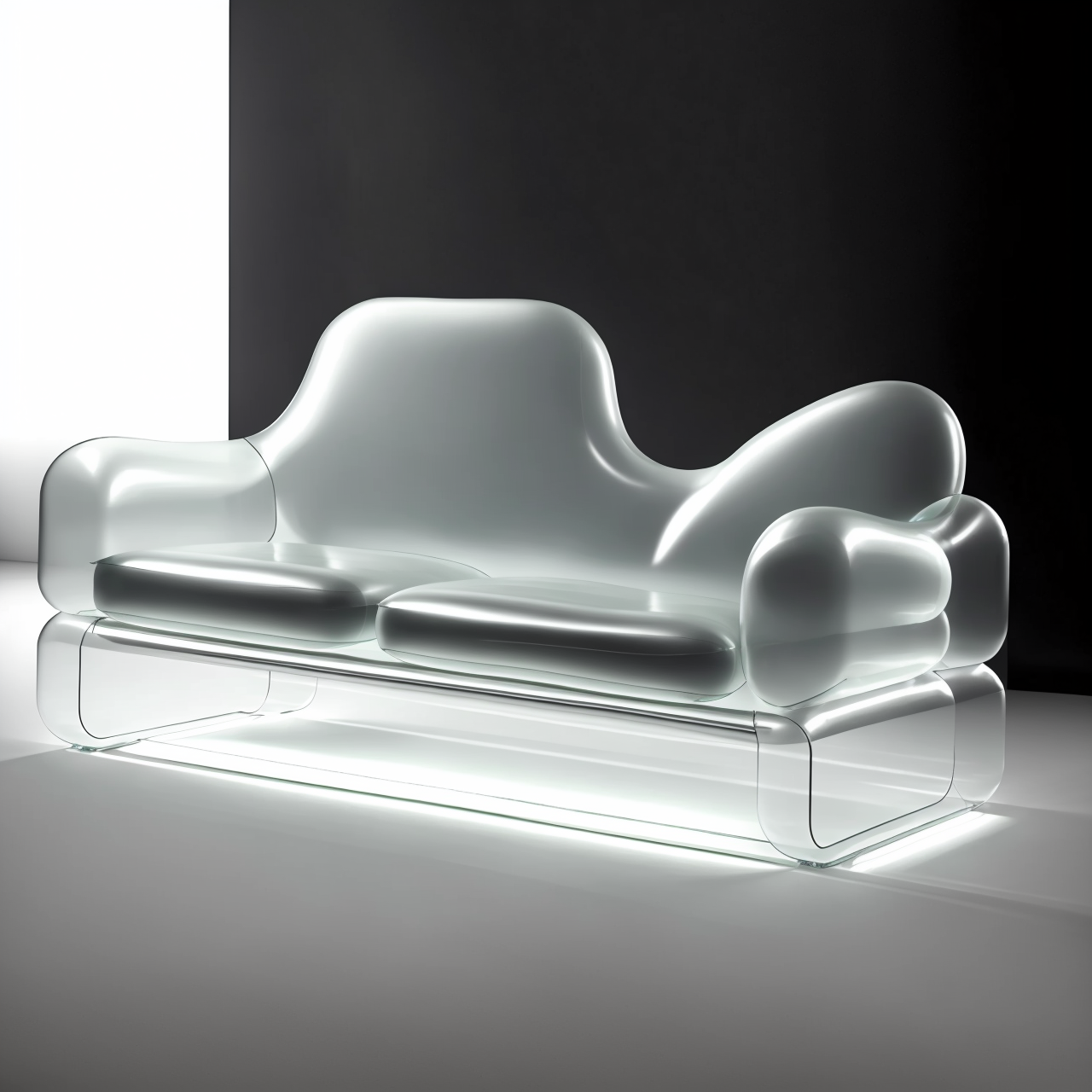 Semi-Transparent Inflated Sofa