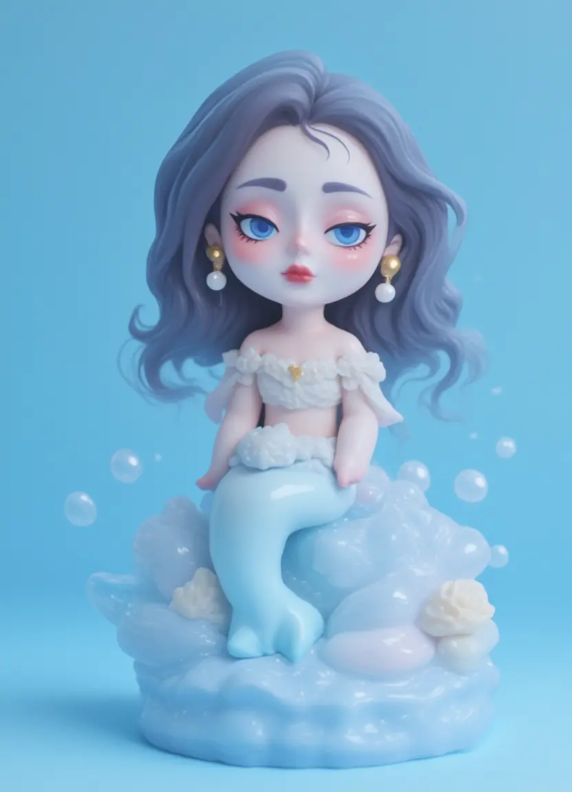 小美人鱼卡通盲盒