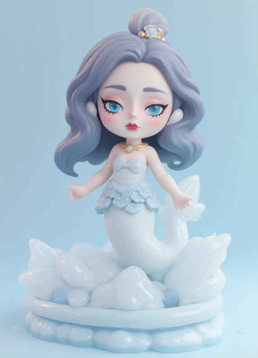 小美人鱼卡通盲盒