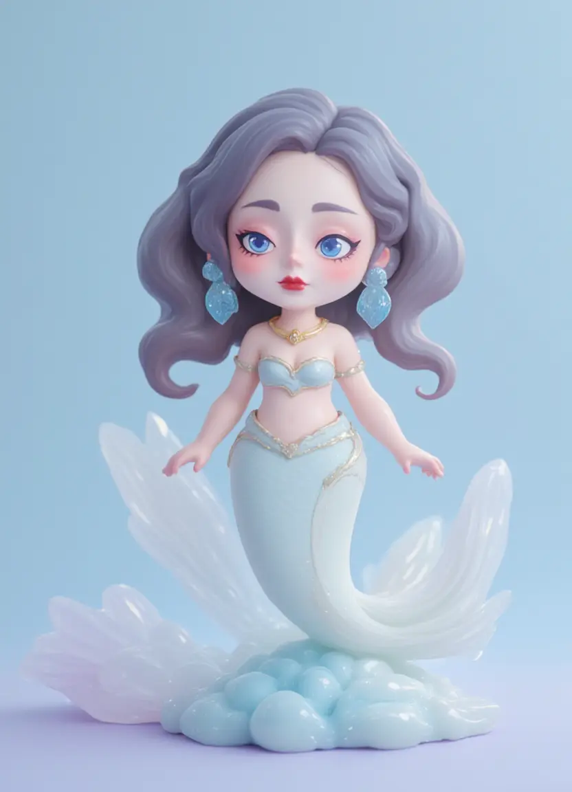 小美人鱼卡通盲盒