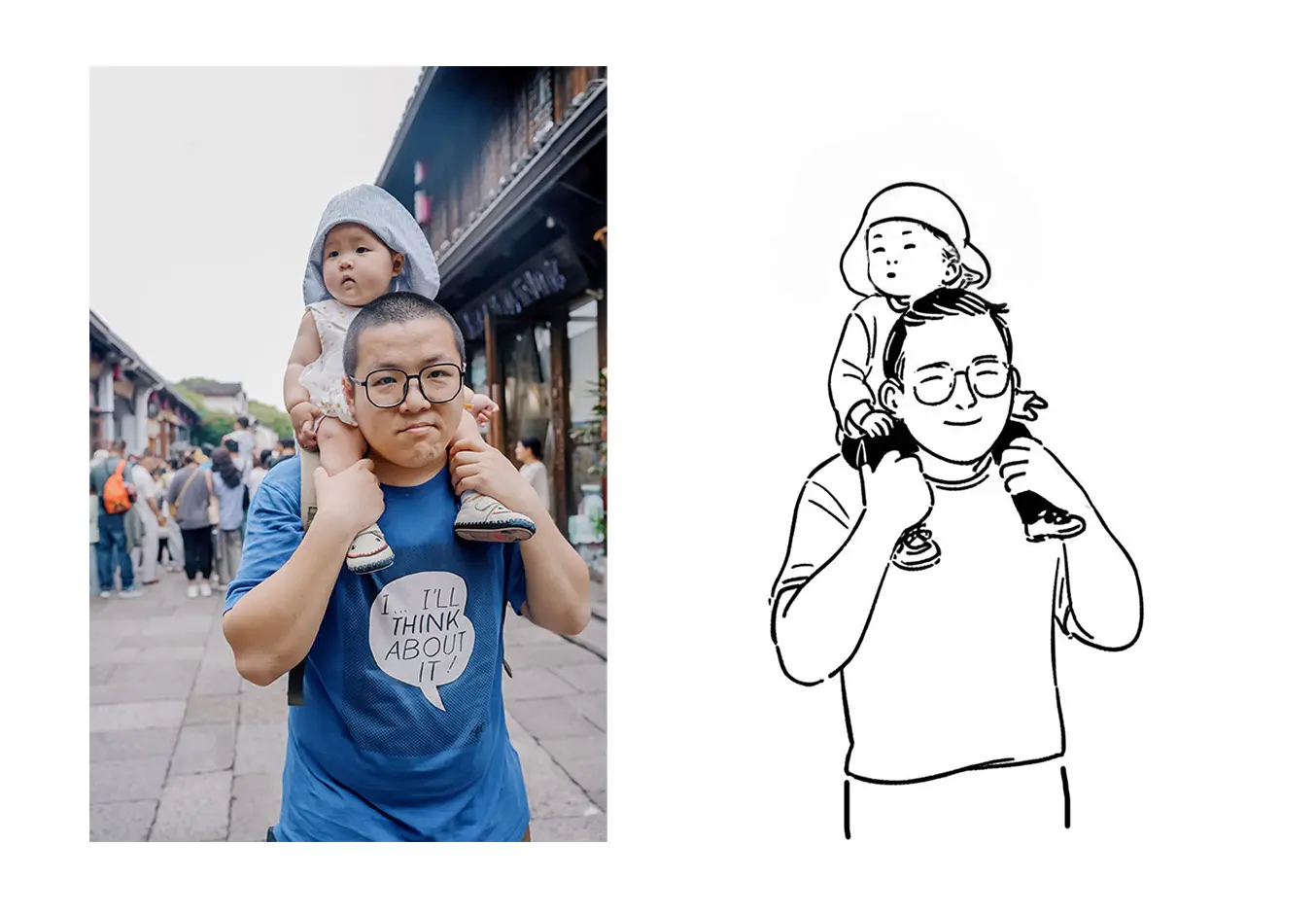 Turn your photo to line drawing style!