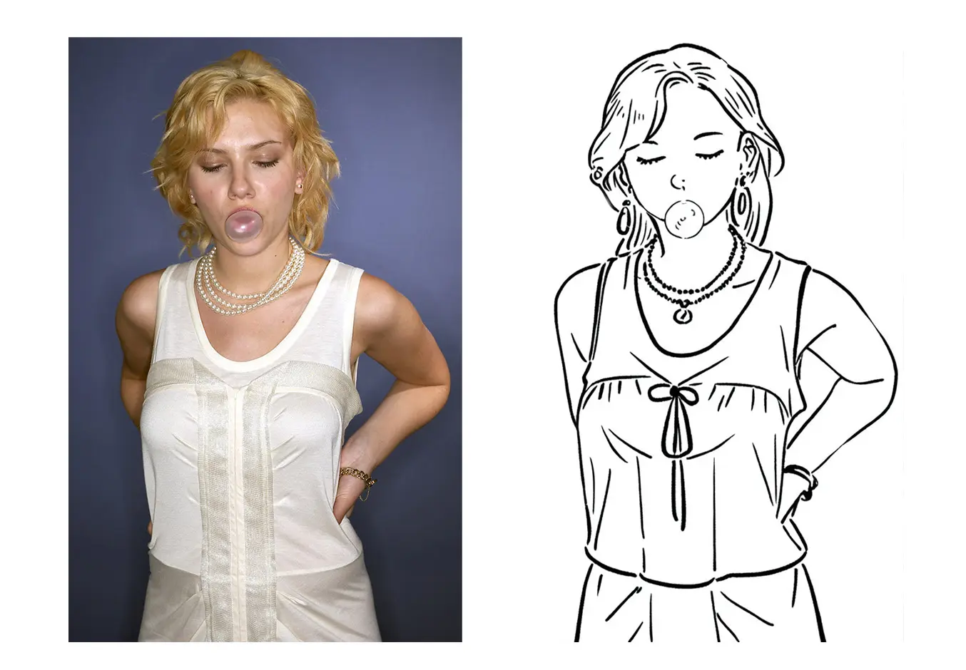 Turn your photo to line drawing style!