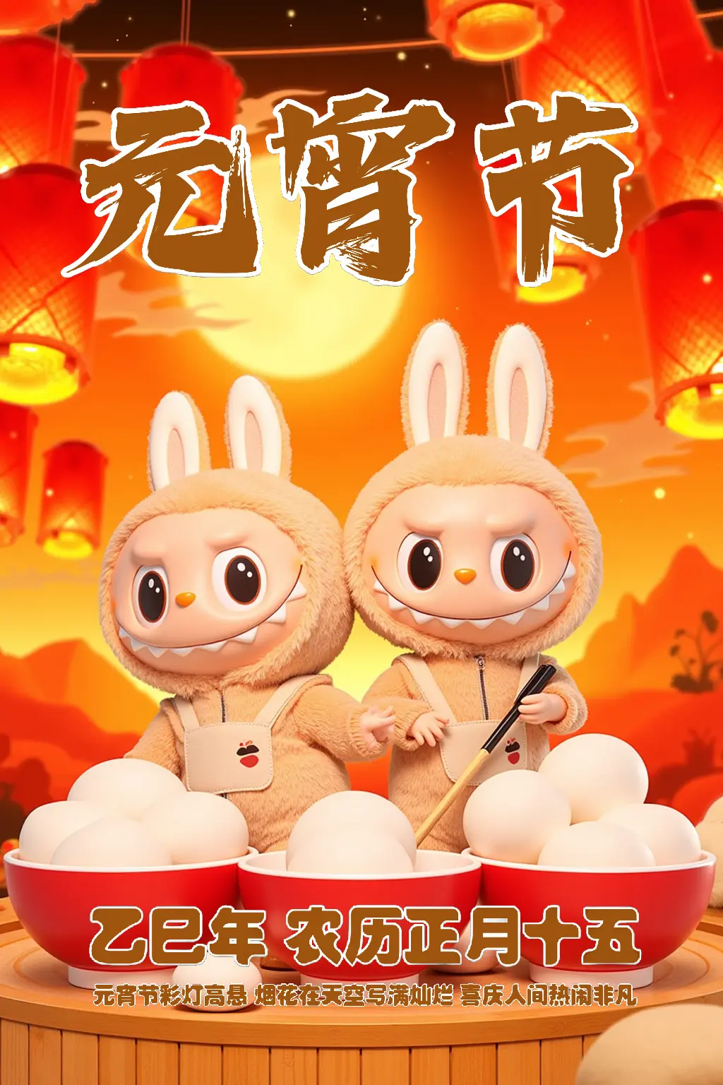 LABUBU闹元宵(支持中文输入)