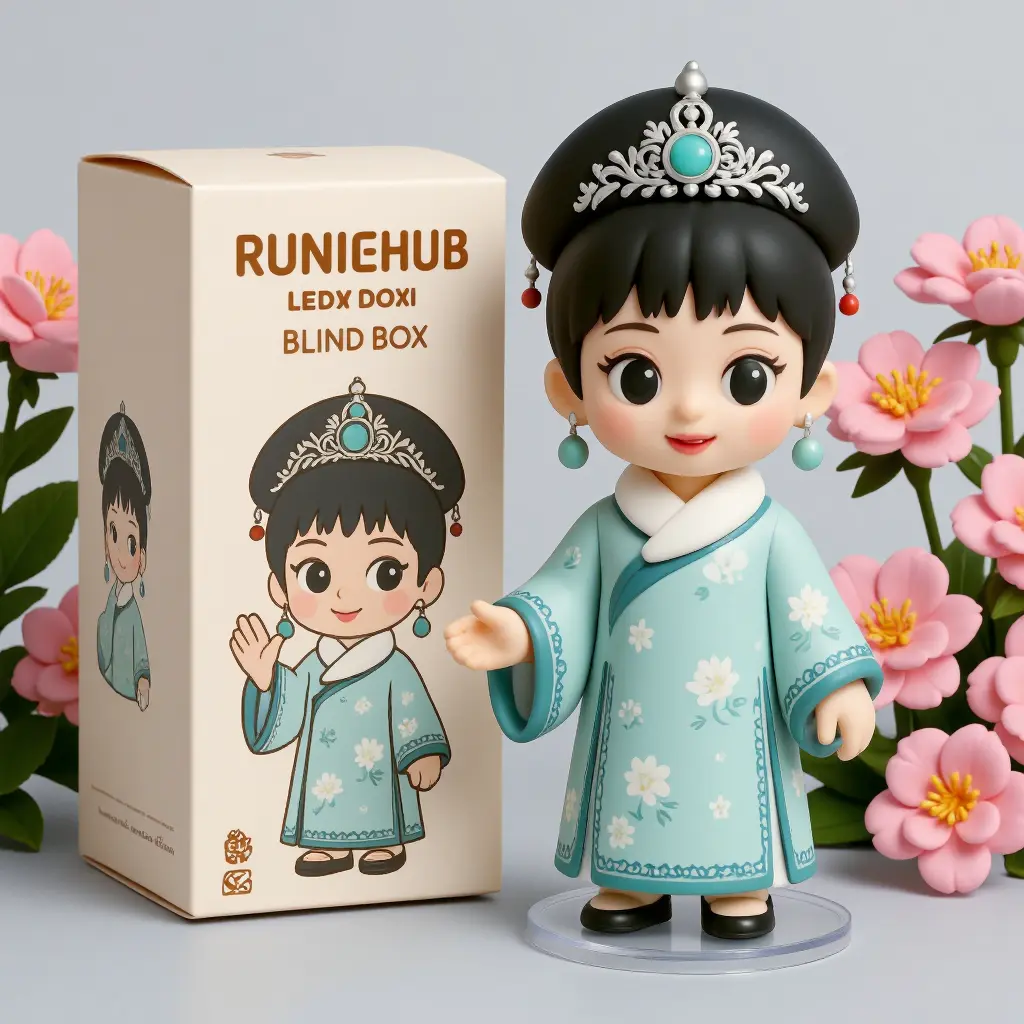 卡通3D盲盒手办玩具摆件