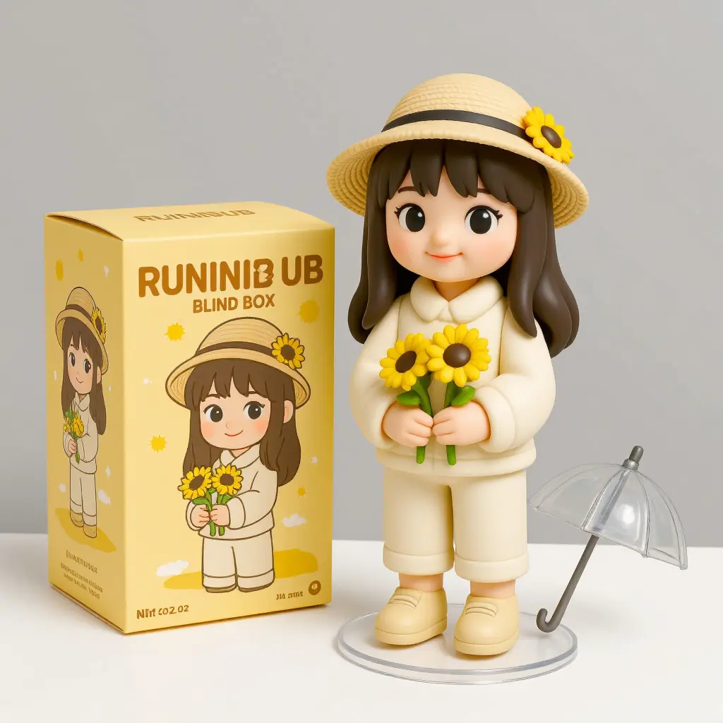 卡通3D盲盒手办玩具摆件