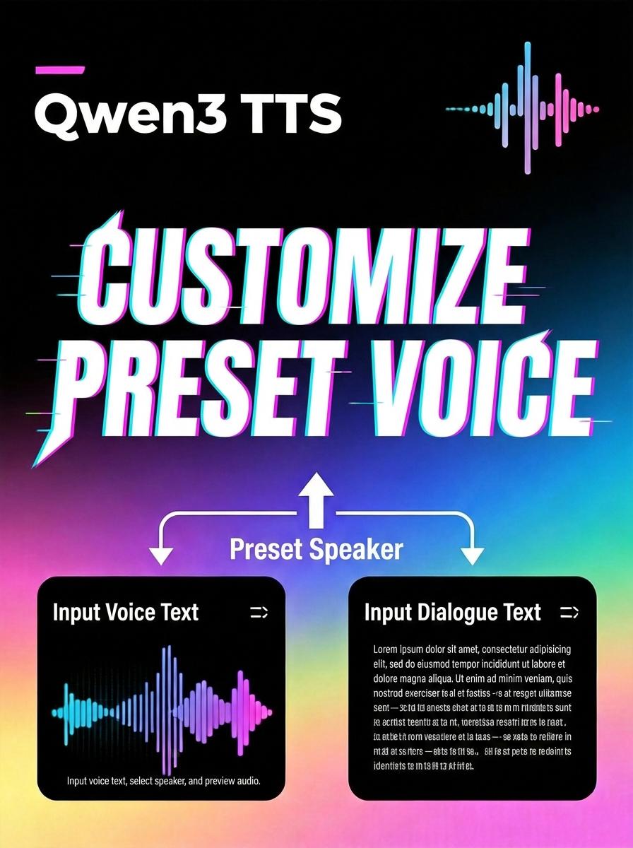 Qwen3 TTS Custom Preset Voice