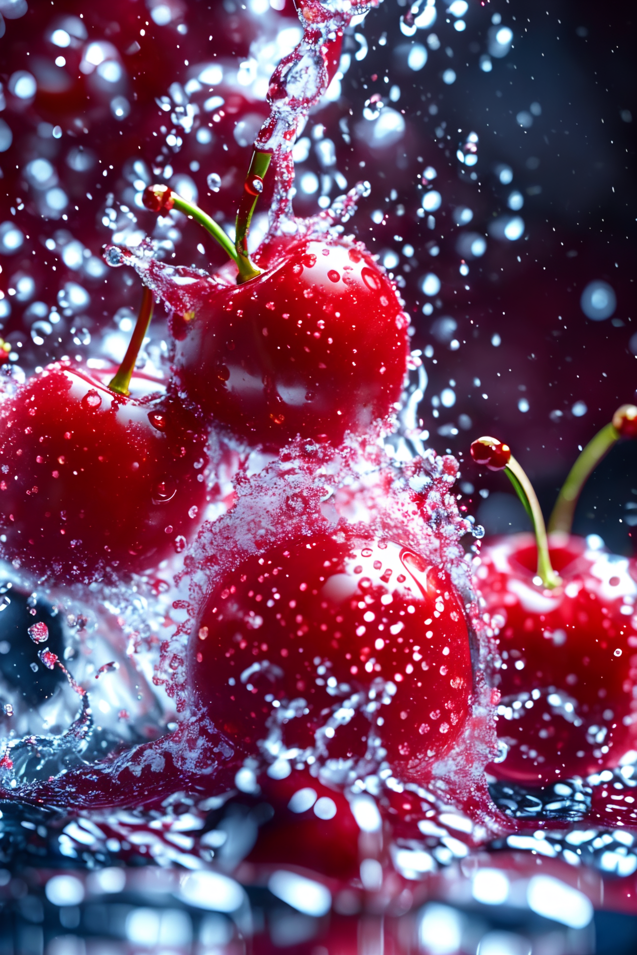 High Definition Underwater Food Close-Up Photography