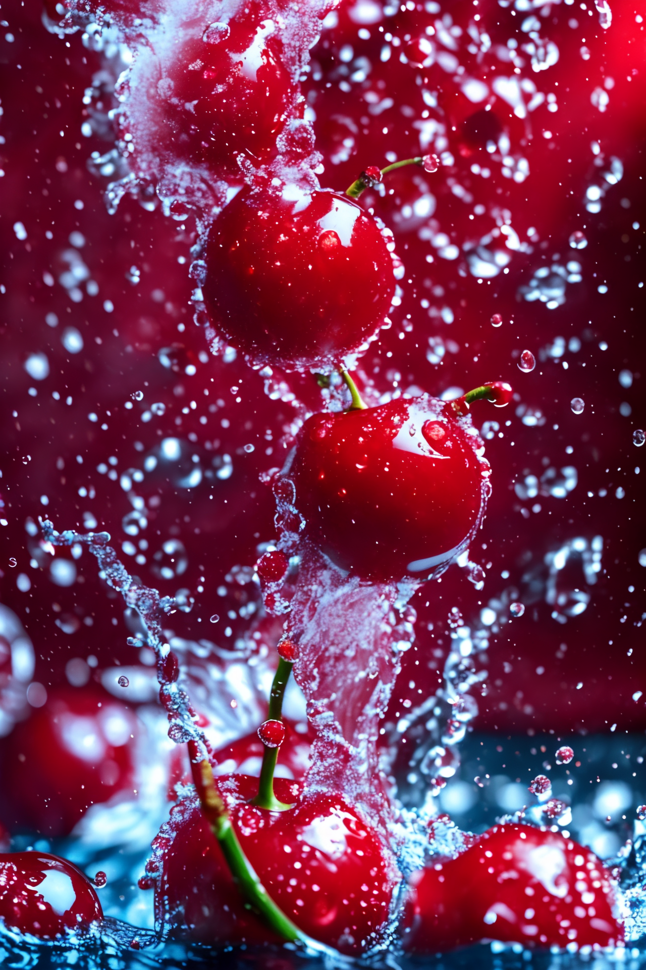 High Definition Underwater Food Close-Up Photography