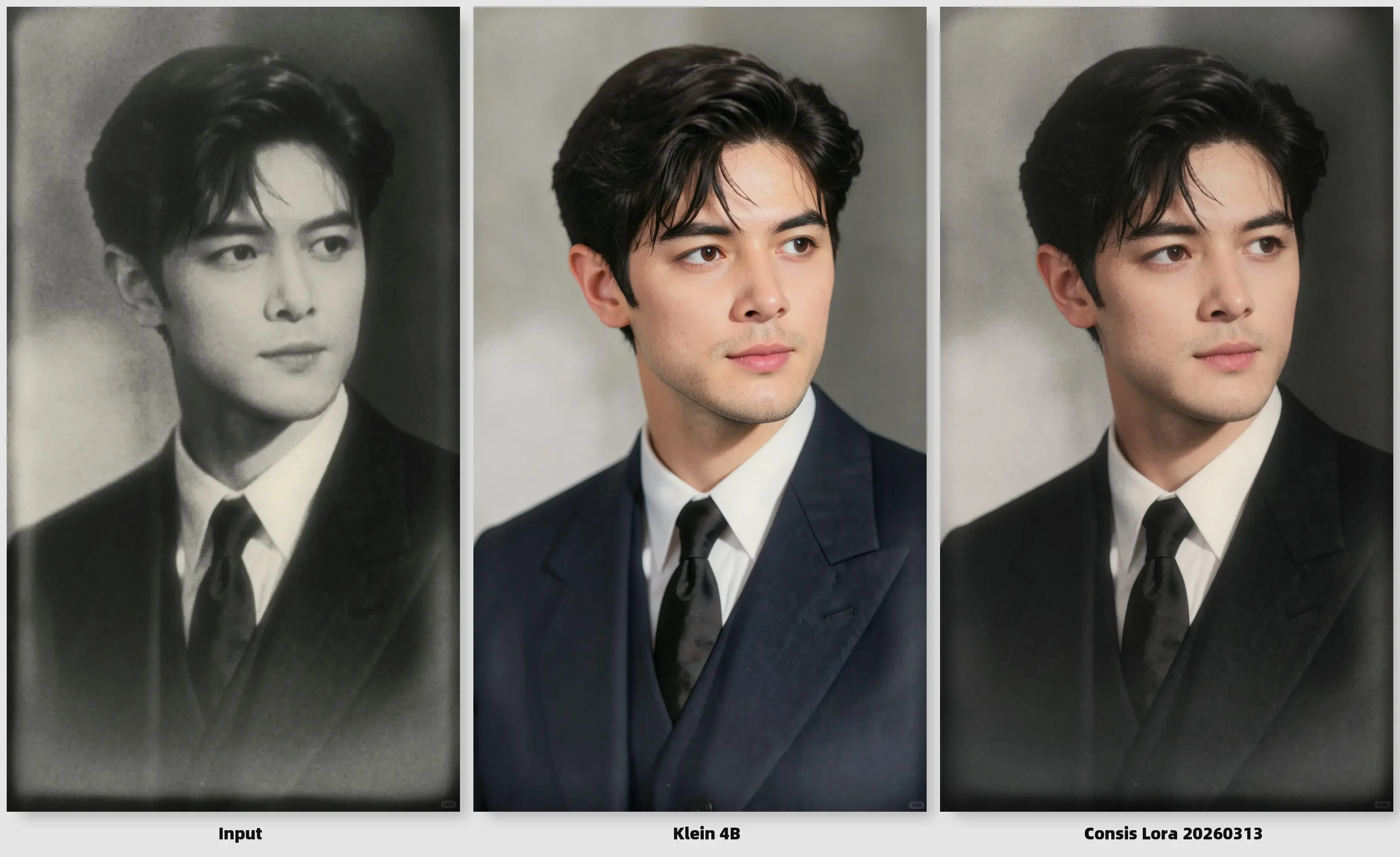 Flux2 Klein 4B consistency lora comparison