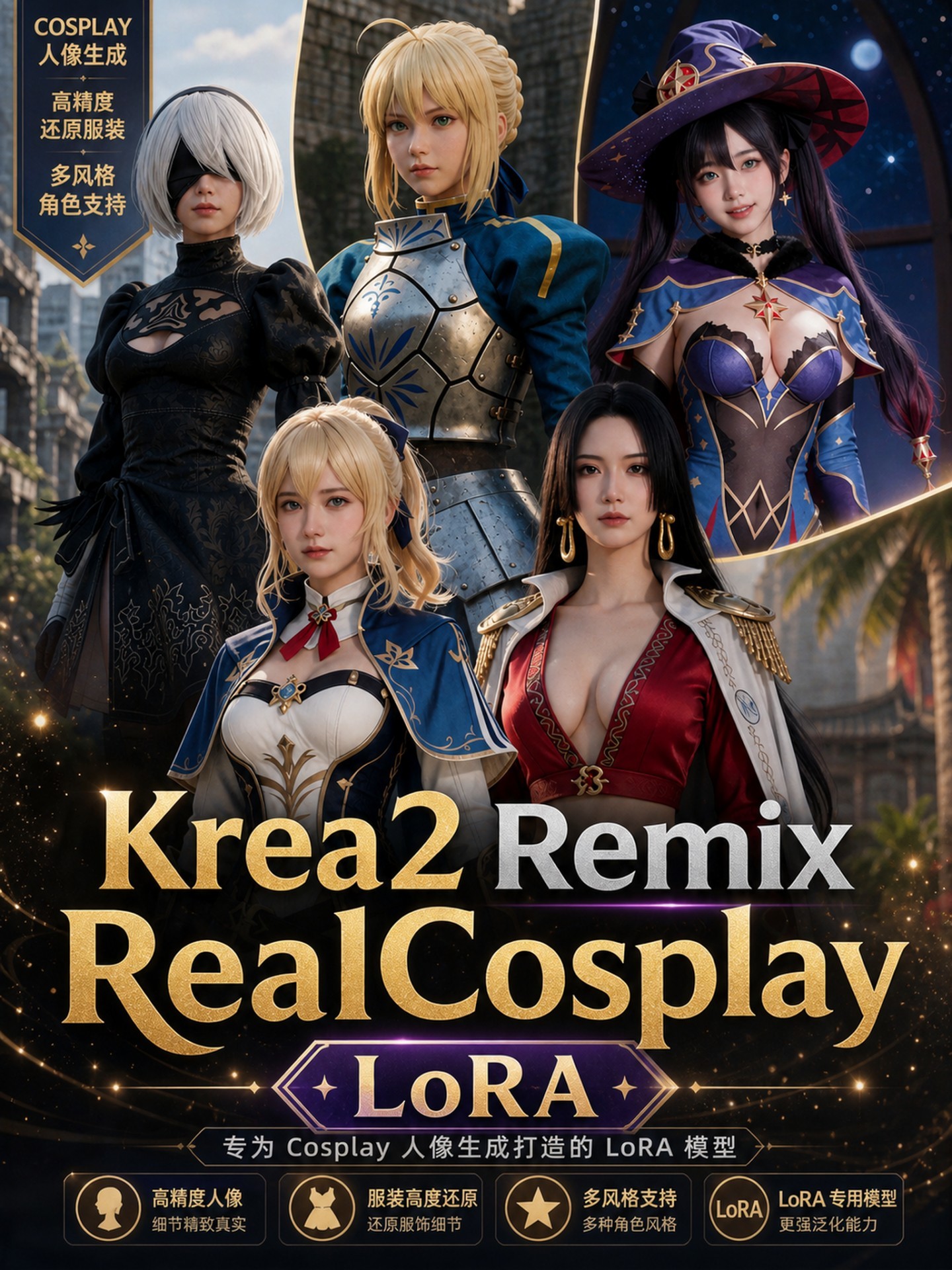 Krea2 Remix CosPlay LoRA