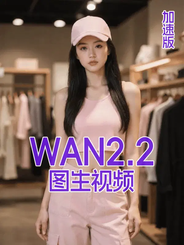 wan2.2 图生视频 (加速版) + 自动提示词 + 润色扩写