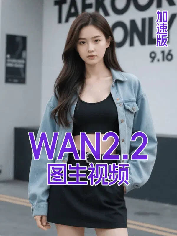 wan2.2 图生视频 (加速版) + 自动提示词 + 润色扩写