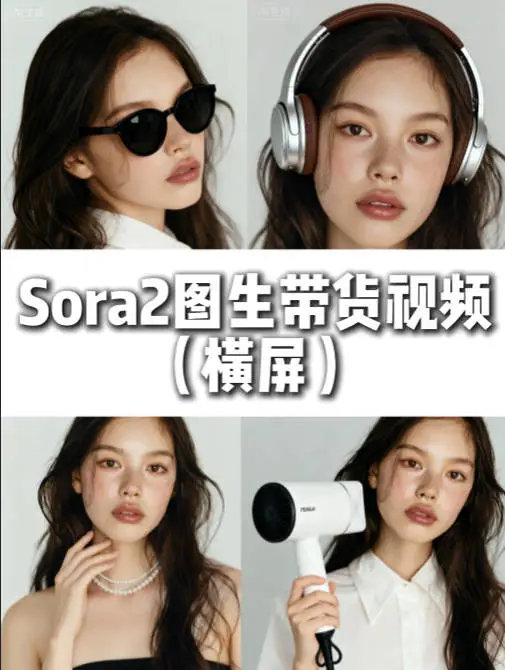 Sora2 Image Generation Product Video (Horizontal Screen)