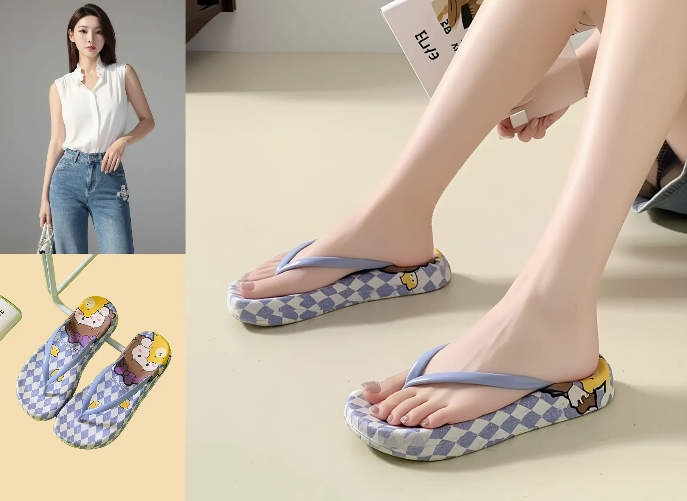 千问鞋模大师 适配电商 效果超越Banana