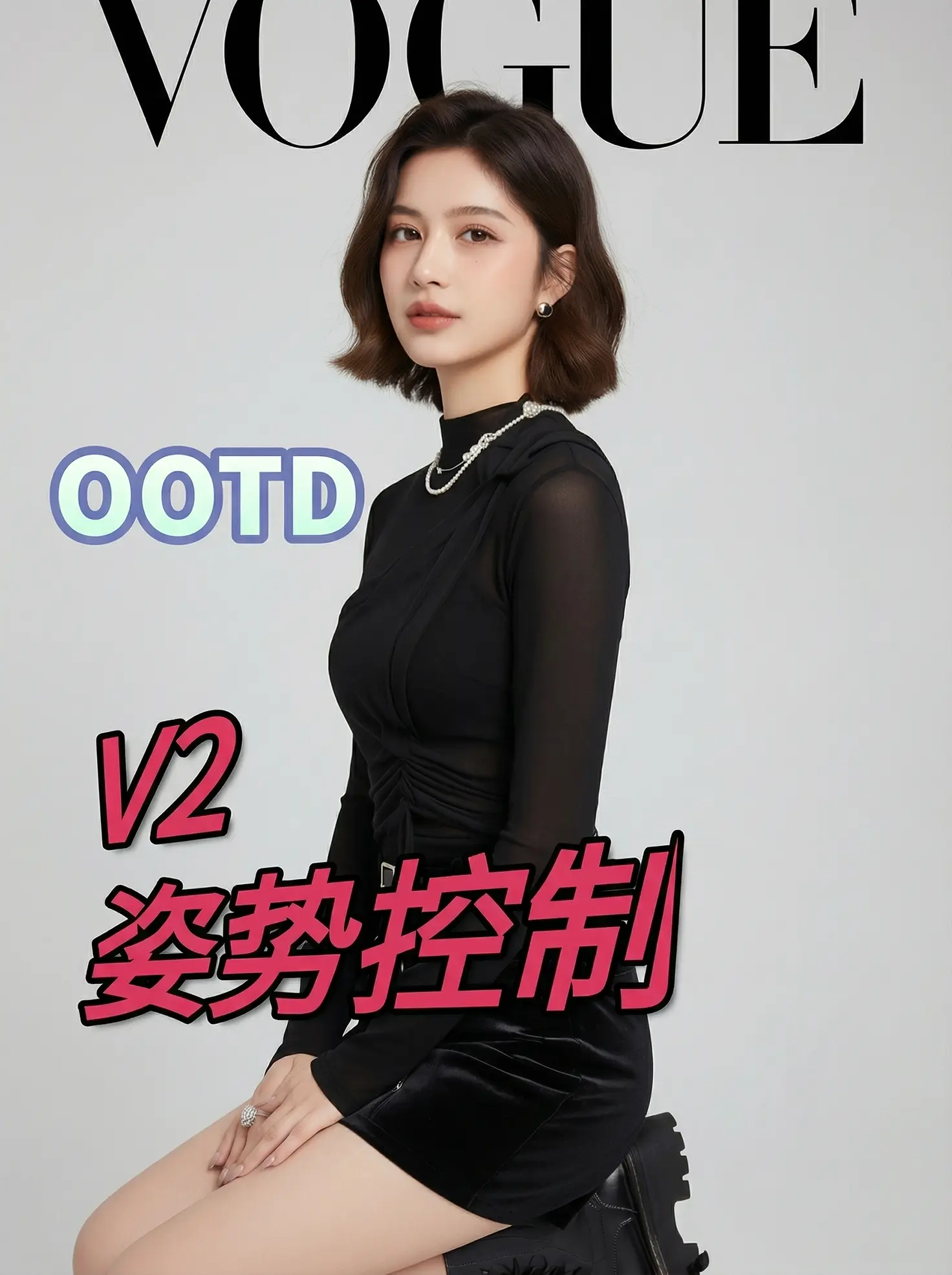 千问百搭秀 v2 姿势控制 OOTD 完美平替全能图片V1