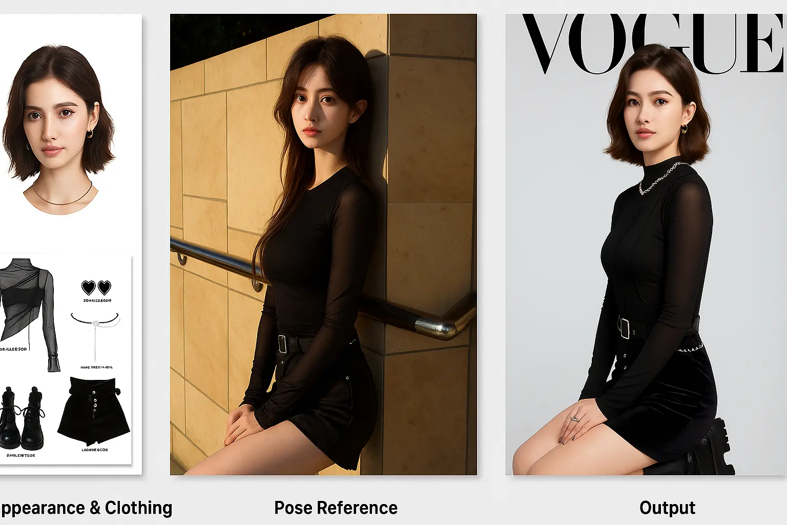 Qianwen versatile show v2 pose control OOTD perfect alternative Banana