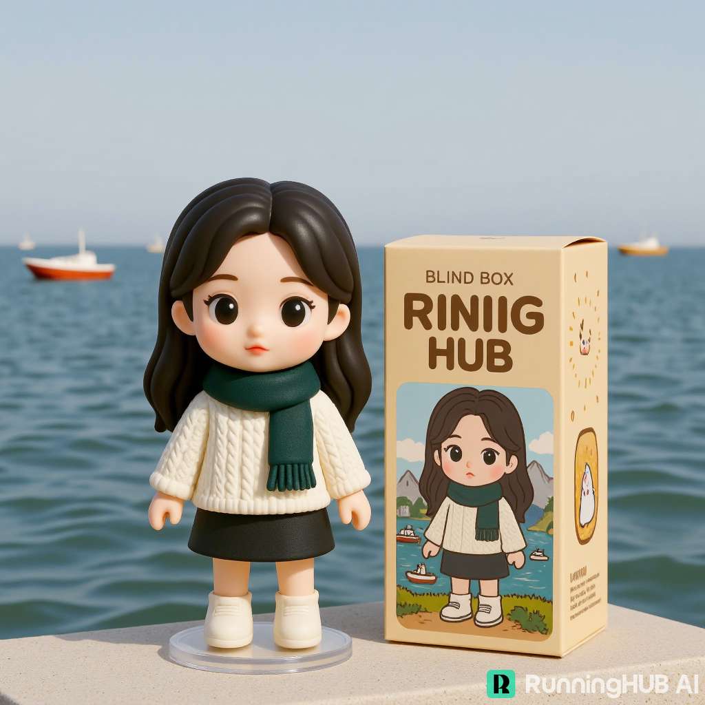 Cartoon 3D blind box figure toy decoration