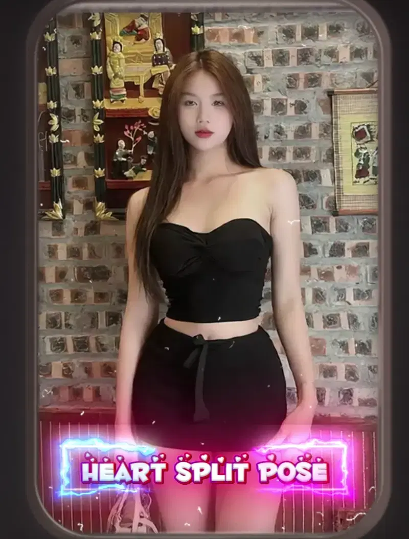 Heart Split Pose