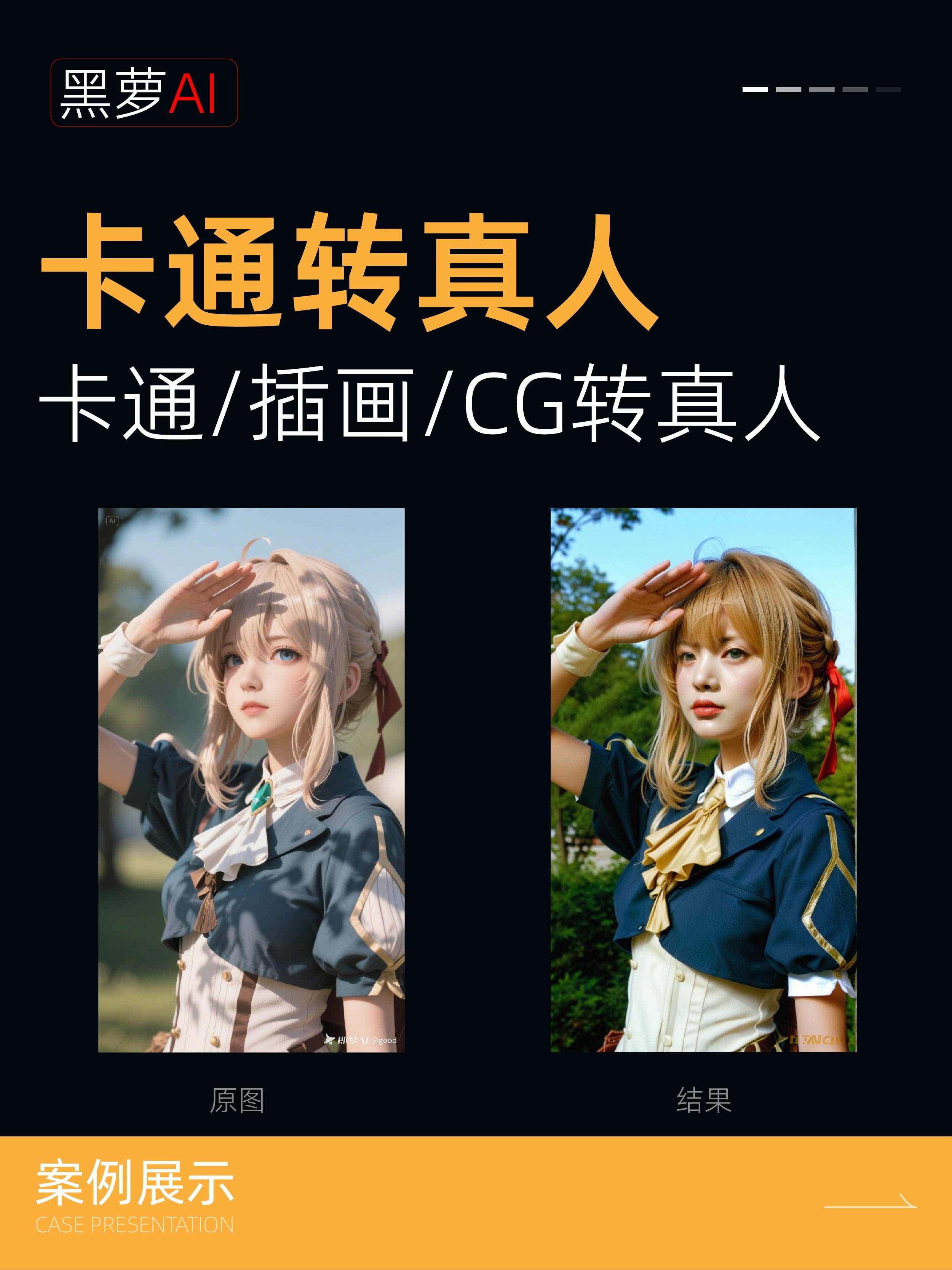 卡通转真人