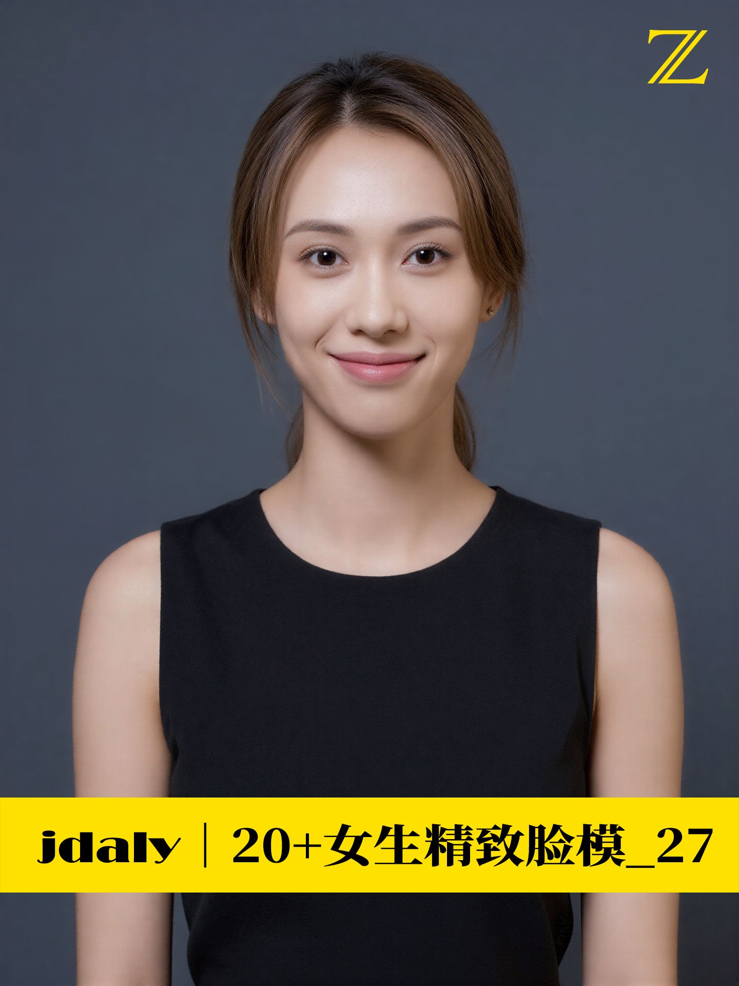 20+女生精致脸模_27
