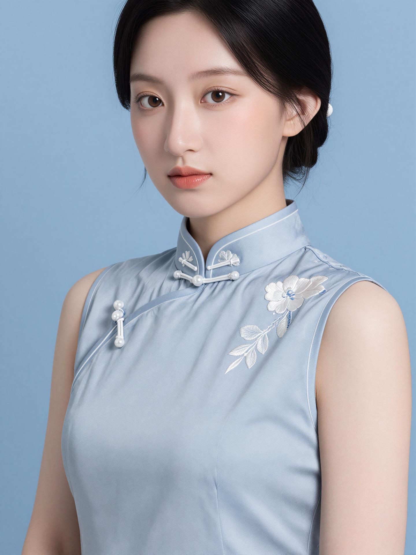20 Female delicate face model_44