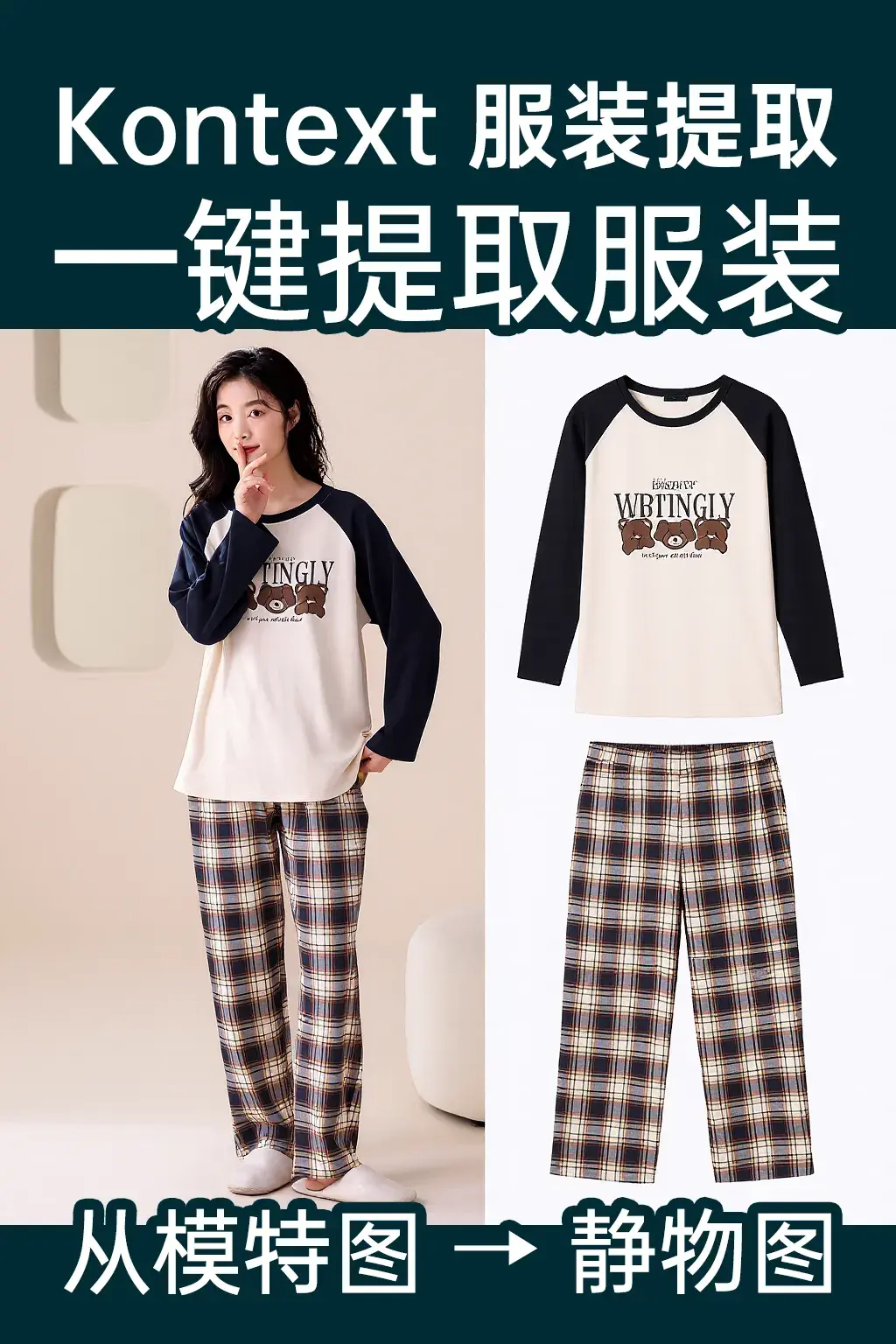 Kontext-模特转平铺lora