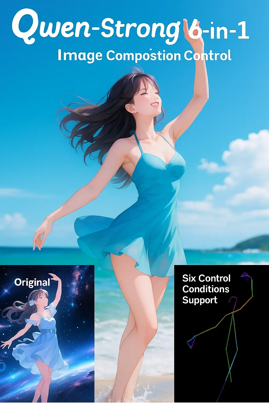 Image editing tool! Qwen Image powerful 6-in-1 image structure control