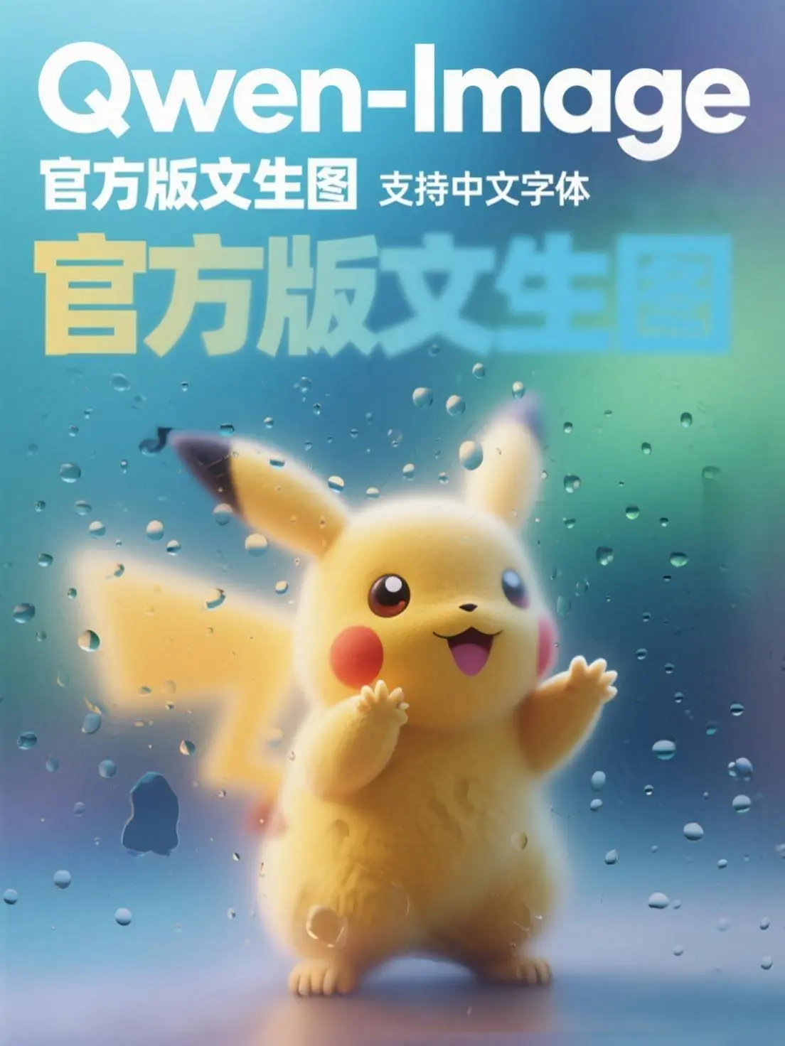 Qwen-lmage 官方版文生图(支持中文字体)