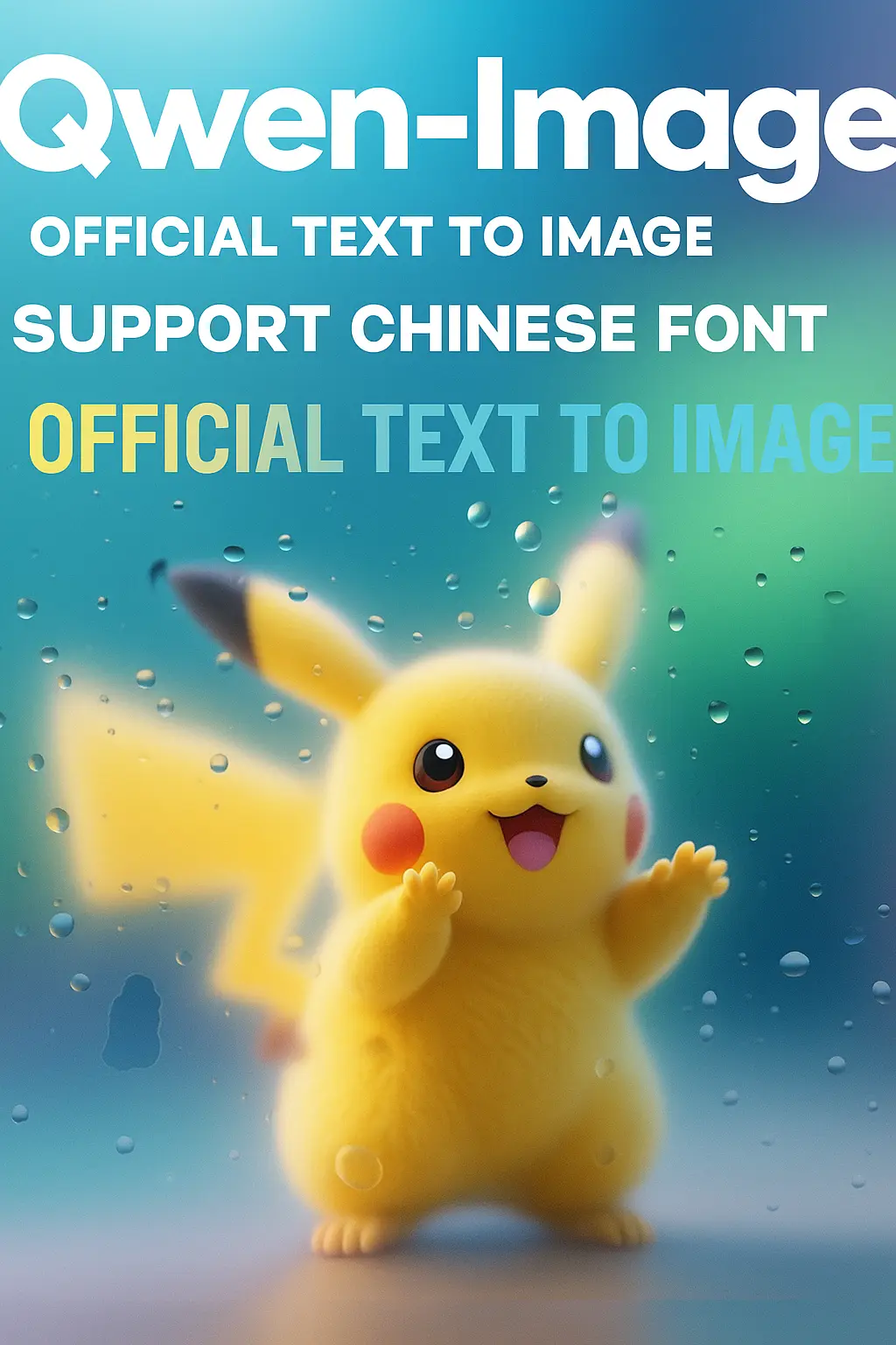 Qwen lmage Official Version Text-to-Image (supports Chinese fonts)