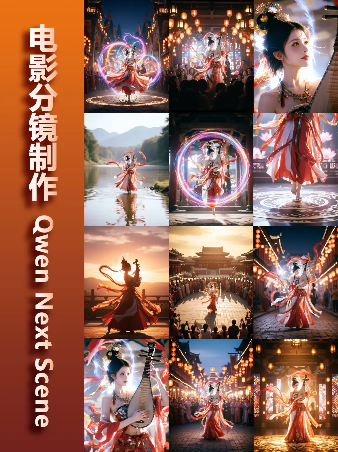 Film and TV plot "storyboard" production (Qwen Next Scene)