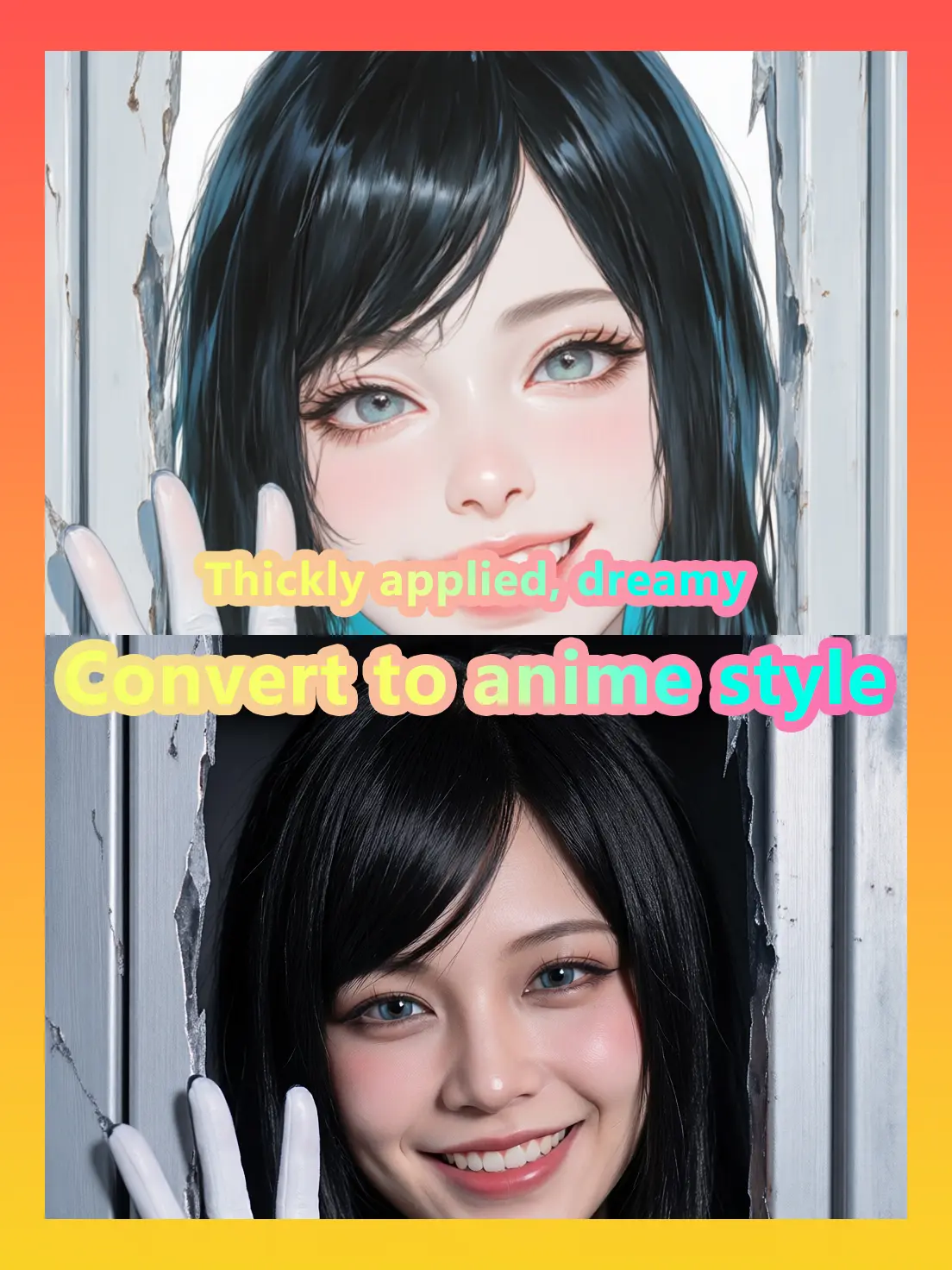 Everything transforms into thick-paint dreamy anime style_2511 (style redraw)