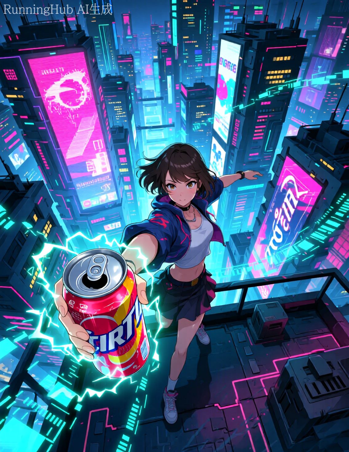 Qwen-商业手绘风格插画