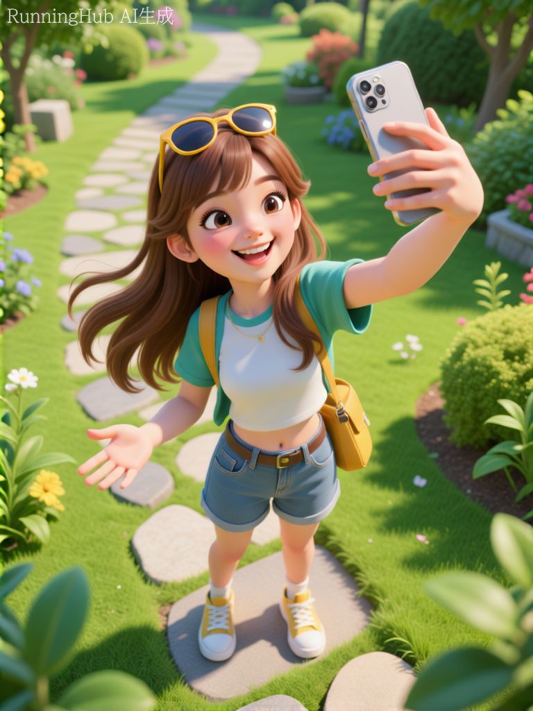 Qwen-3D人物角色运营KV海报