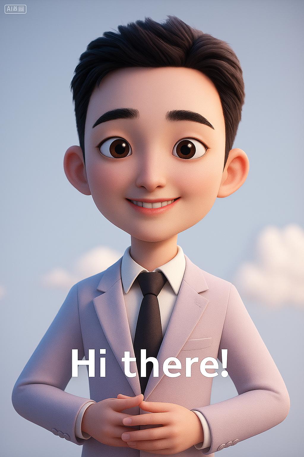 kontext Real person turned into cartoon character figurine