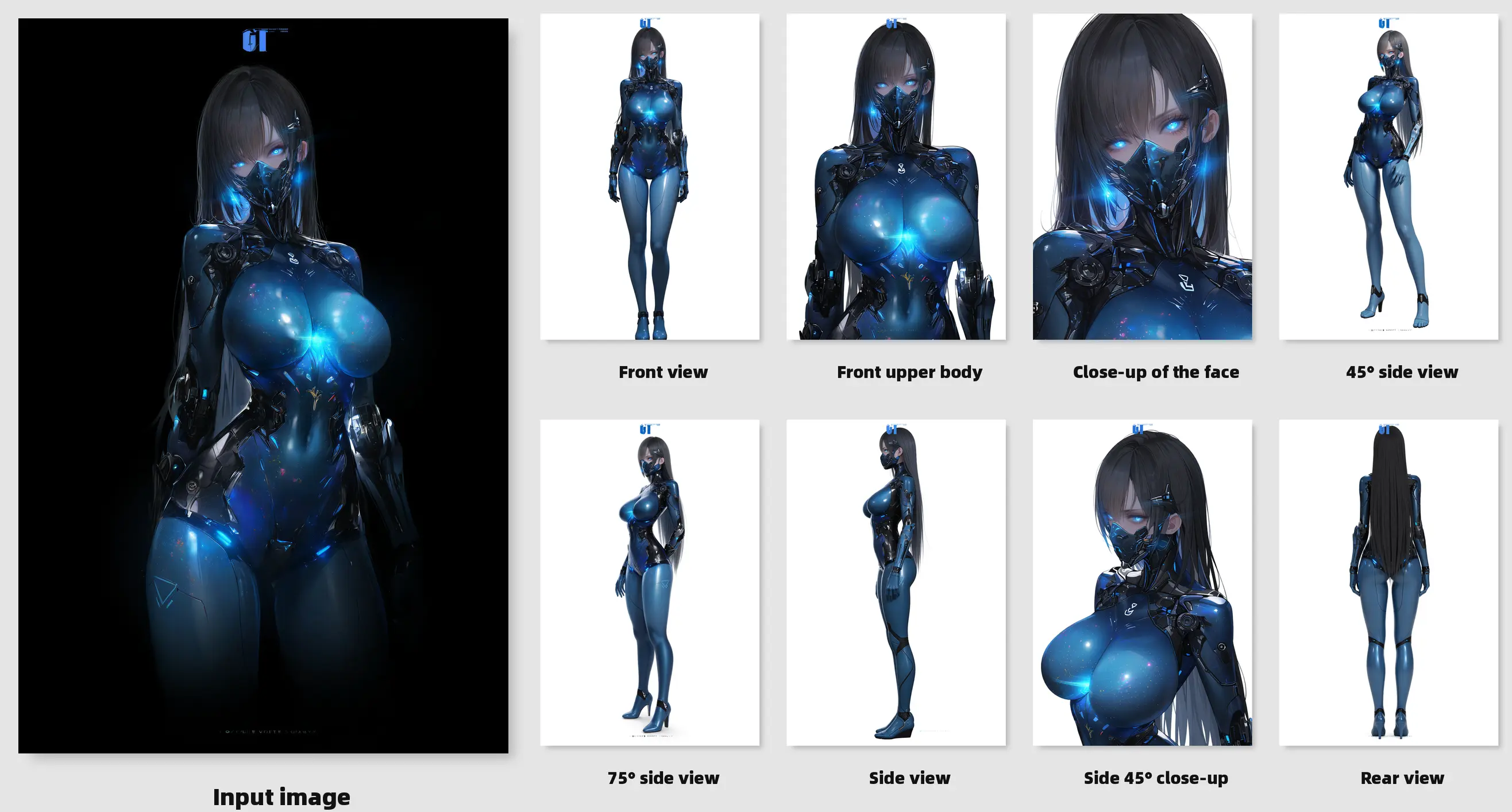 Role multi-view one-click generation 1.0 Qwen_image_edit_2509