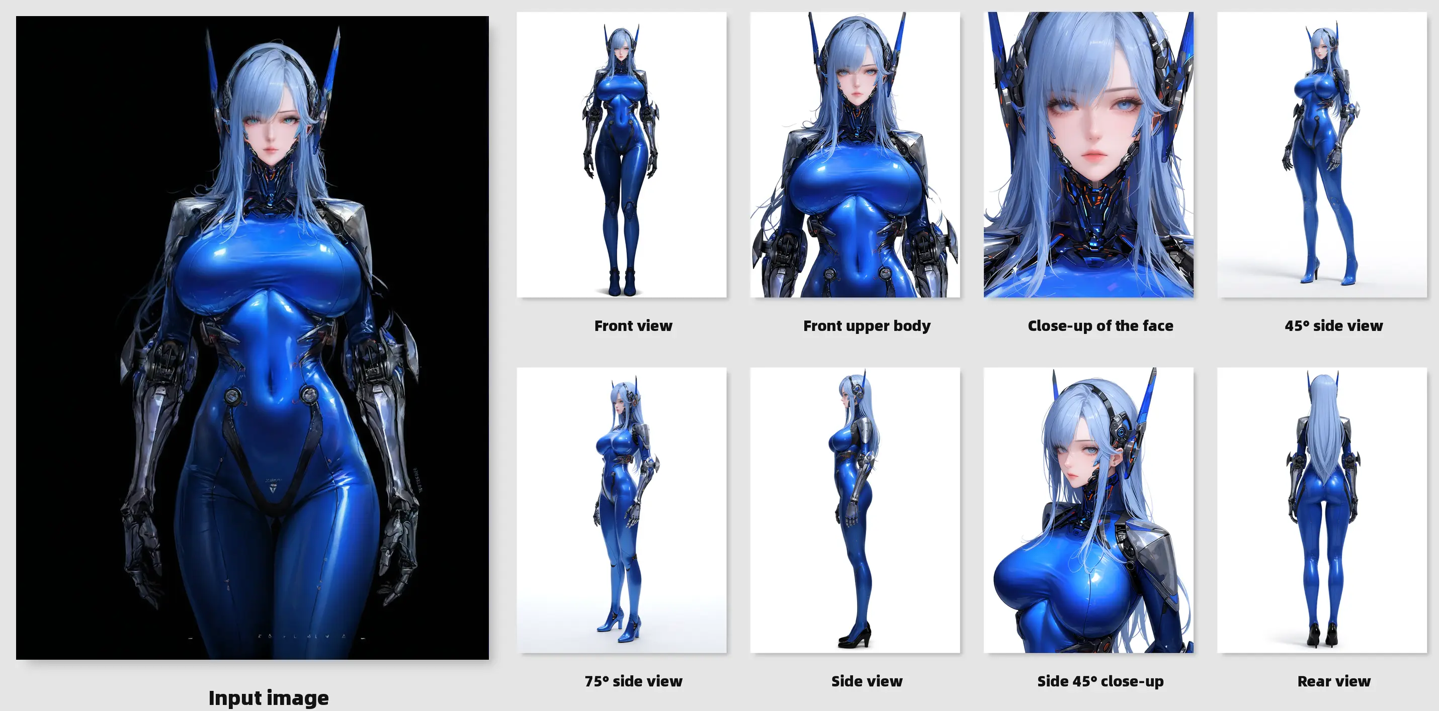 Role multi-view one-click generation 1.0 Qwen_image_edit_2509