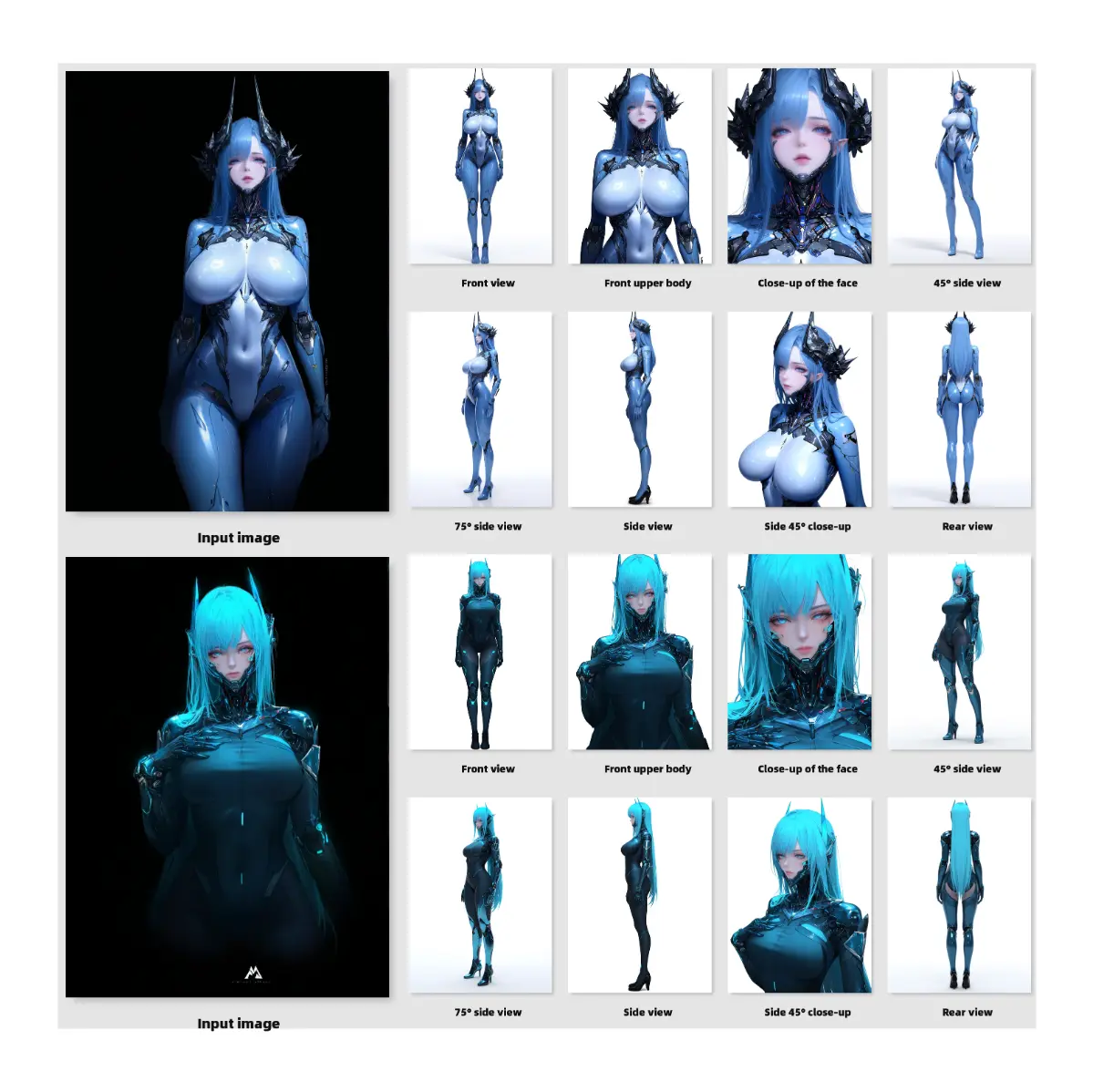 Role multi-view one-click generation 1.0 Qwen_image_edit_2509