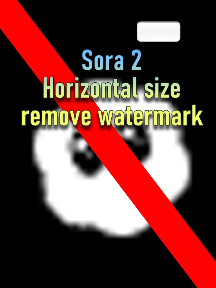 Sora2 horizontal video dynamic watermark removal