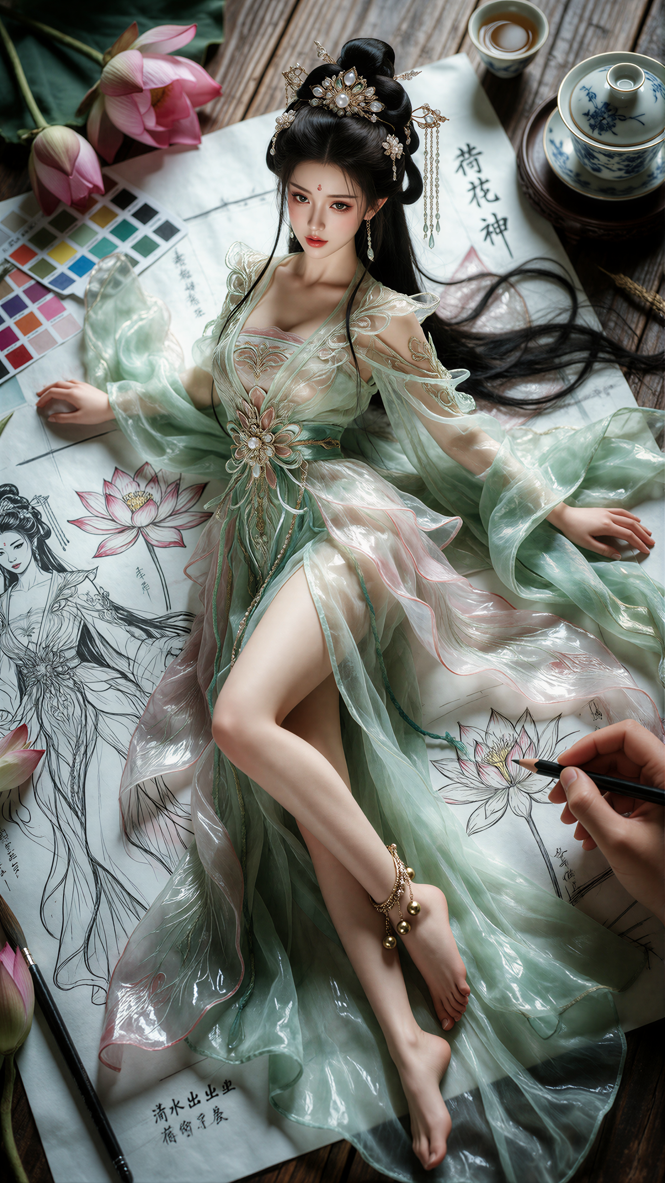 画面风格：奇幻写实主义与数字艺术完美融合，呈现出超现实的魔法氛围