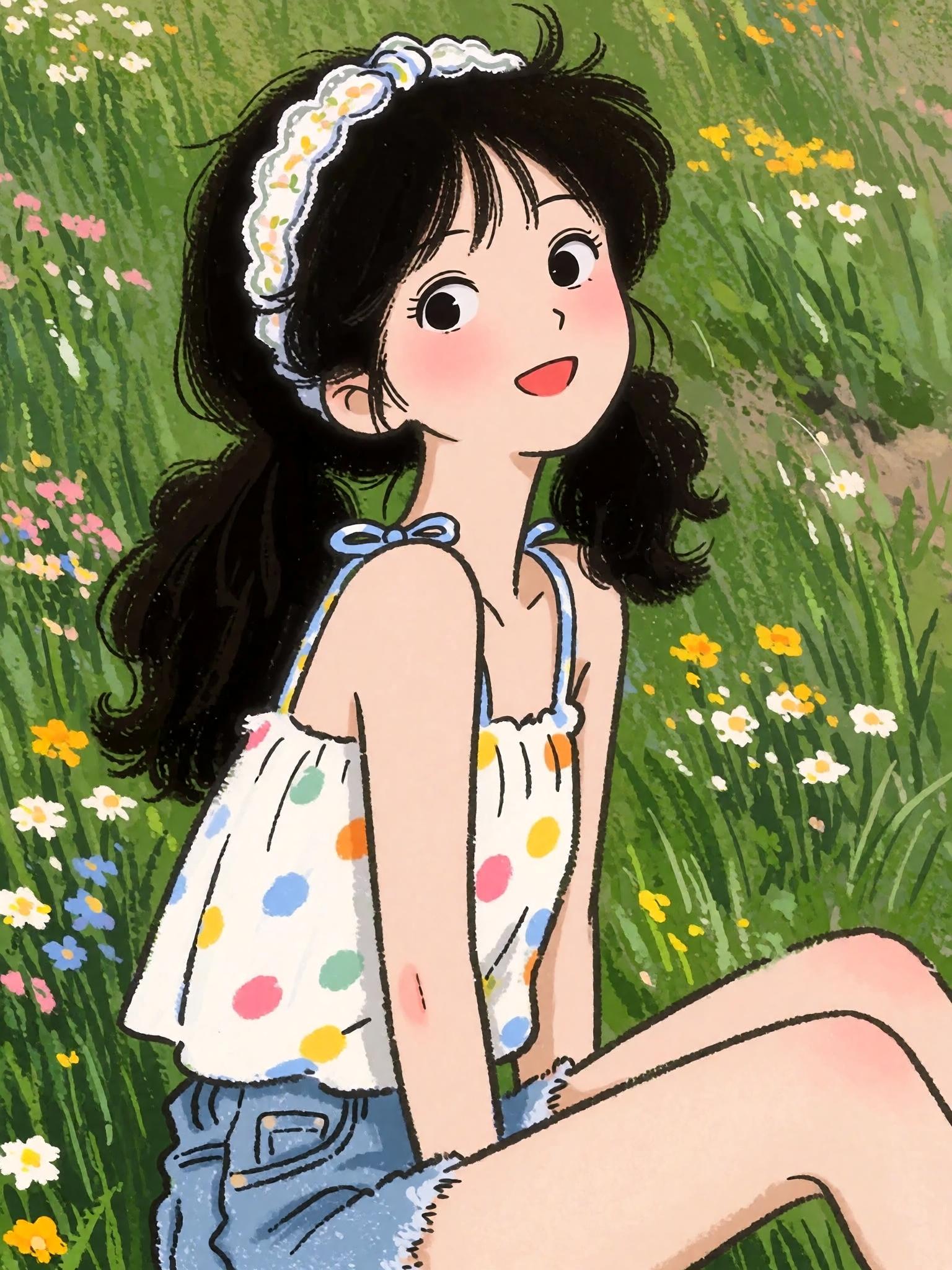 可爱卡通头像-卡通插画