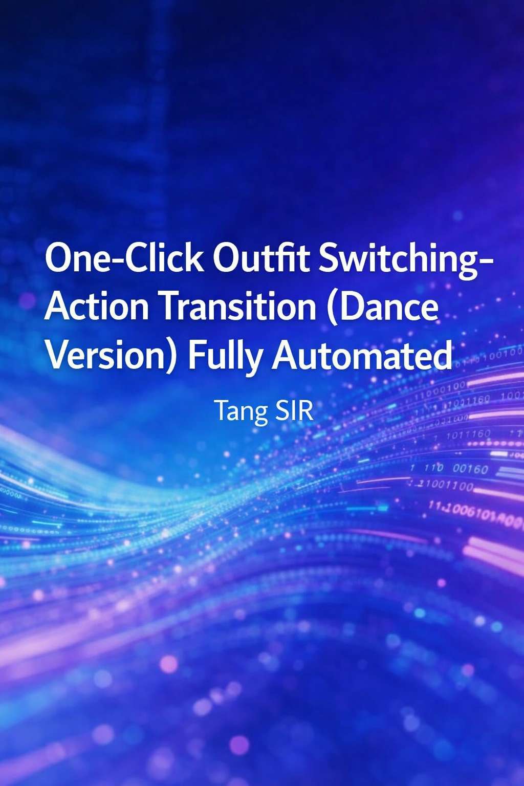 Run Tang Change Tang SIR One-Click Outfit Change Action Transfer (Dance Version) Fully ...