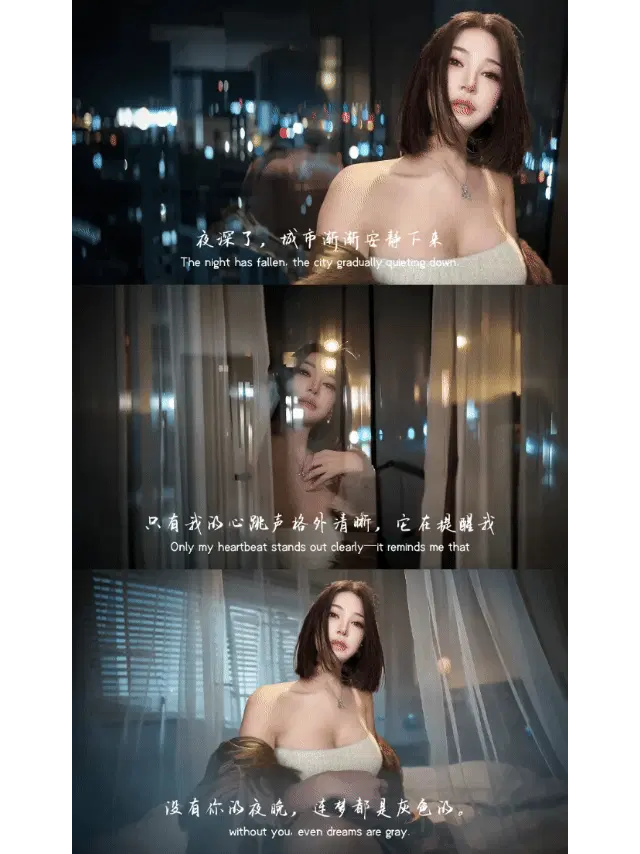 One-click rapid generation Three-grid graphic Vertical video